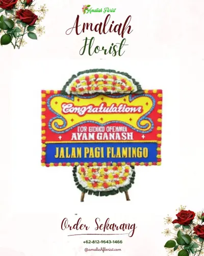 Bunga Papan Congratulation di Mekar Baru